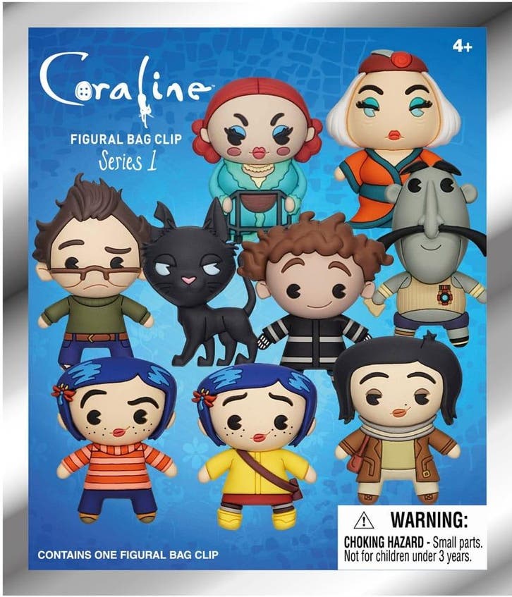 Coraline 3D PVC Bag Clip, Verzamelen, Film en Tv, Nieuw, Ophalen of Verzenden