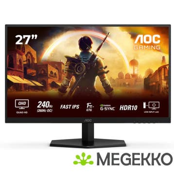 AOC Q27G42ZE 27  WQHD 240Hz IPS Gaming Monitor, Computers en Software, Verzenden, Nieuw