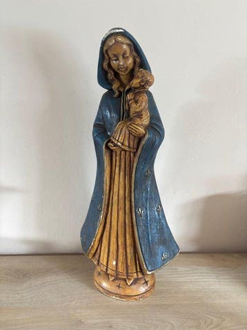 Merlini - Beeld - Madonna met Kind - 52 cm - Gips -