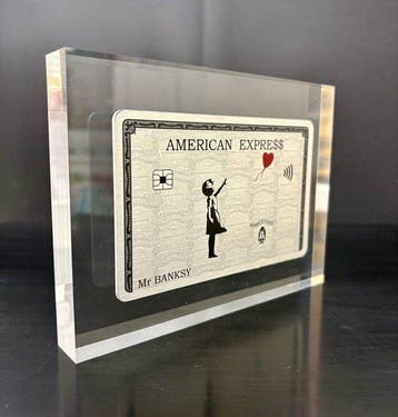 N.Nathan - Plexi Card MR. BANKSY, Antiek en Kunst, Kunst | Schilderijen | Modern