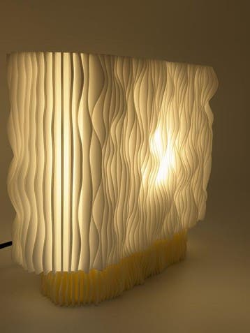 Lumovim - Lumovim - Bureaulamp - WaterFlow - biopolymeer, Antiek en Kunst