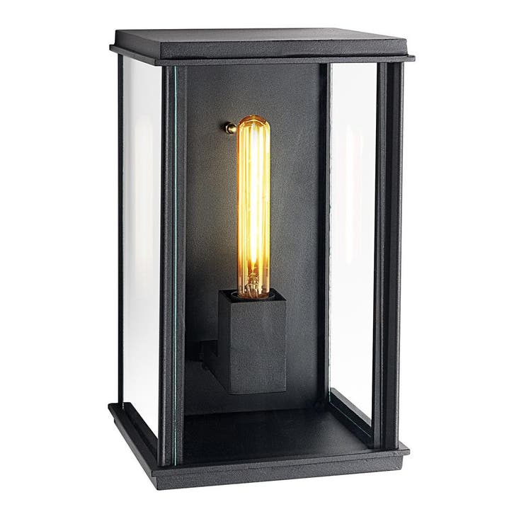 Strak & modern Capital Muurlamp zwart Extra Large, Tuin en Terras, Buitenverlichting, Verzenden