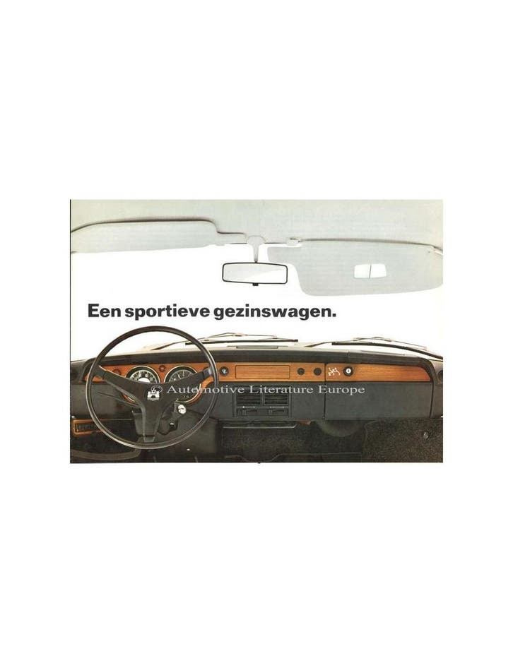 1968 VOLKSWAGEN 411 BROCHURE NEDERLANDS, Boeken, Auto's | Folders en Tijdschriften