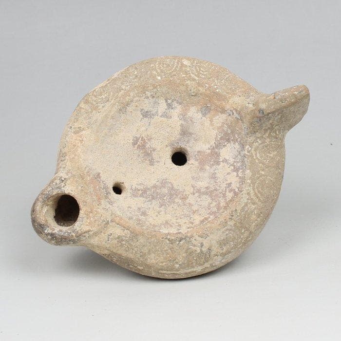 Oud-Romeins Terracotta olielamp (Zonder minimumprijs), Collections, Minéraux & Fossiles