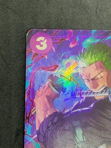 Bandai - 1 Card - One Piece - Roronoa Zoro OP09-076 Promo, Hobby en Vrije tijd, Nieuw