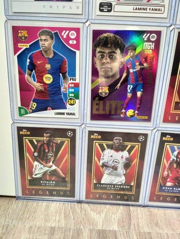 Topps Lot Lamine Yamal & Topps Deco Legends - 12 Card -