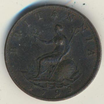 Verenigd Koninkrijk. George III. 1 Penny 1799
