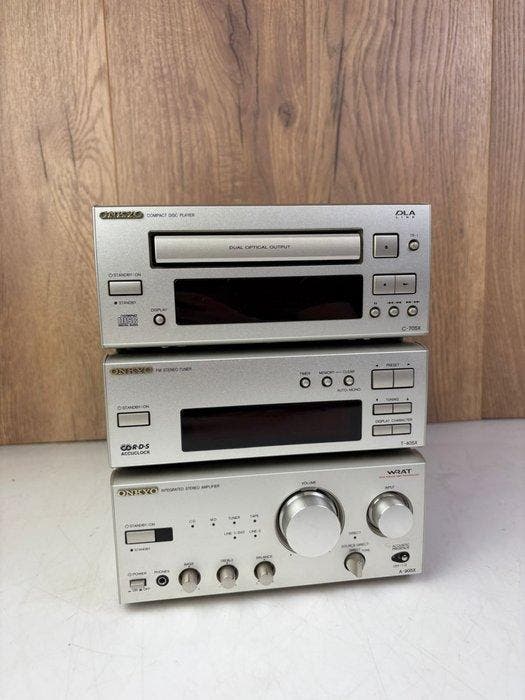 Onkyo - A-905X Amplifier + C-705X CD Player + T-405X Tuner, TV, Hi-fi & Vidéo, Radios