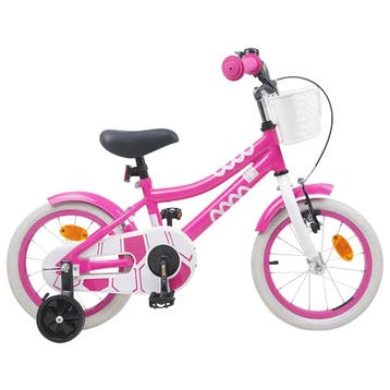 vidaXL Kinderfiets 14 Inch voor 3-5 jaar oud Roze, Verzenden
