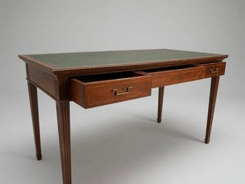 Schrijftafel - 19e-eeuws Frans Louis XVI-stijl mahonie
