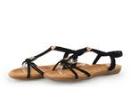 DSTRCT Sandalen in maat 38 Zwart, Kleding | Dames, Schoenen, Verzenden, Zwart, DSTRCT, Sandalen of Muiltjes