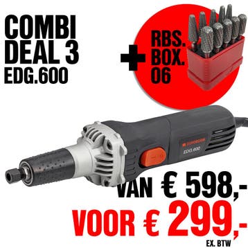 EDG.600.03 - Elektrische slijpmachine set, 220 V, 600 W, 270, Ophalen of Verzenden, Nieuw