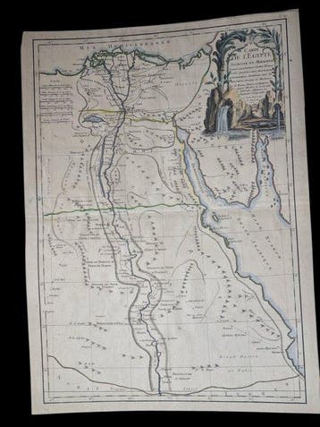 Frankrijk - Egypte; Rigobert Bonne - Carte de LEgypte