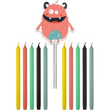 Monster Kaarsen Bash 10cm 11st, Verzenden
