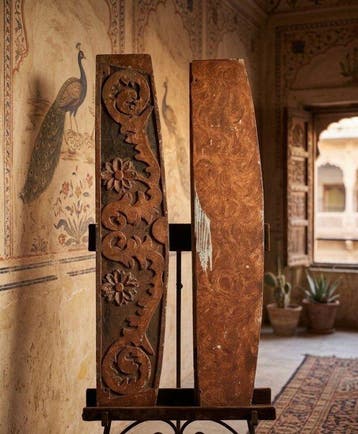 Ornement architectural - 1900-1950 - Panneau mural indien