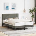 vidaXL Bedframe met hoofdeinde Lichtgrijs 160 x 200 cm, Verzenden, Nieuw