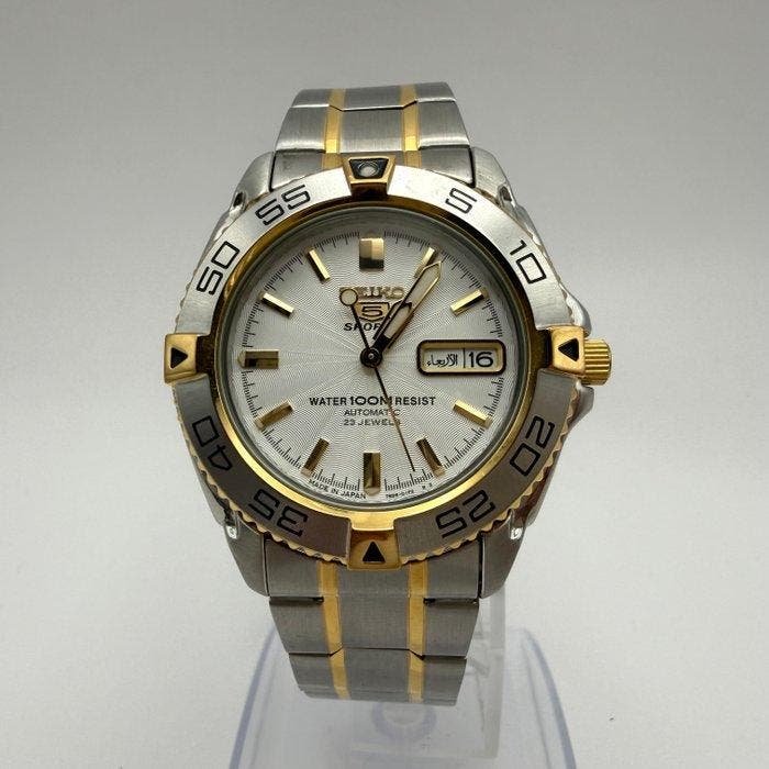 Seiko - 5 Sports - Zonder minimumprijs - 7S36-00Y0 - Heren -, Handtassen en Accessoires, Horloges | Antiek