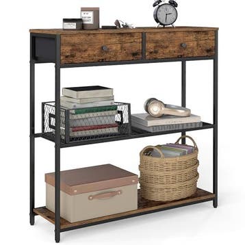 Console bois et metal - Seconde chance - 27% de reduction, Maison & Meubles, Verzenden, Moderne