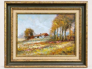 Jan de Raeve (XX - Ländliche Herbstlandschaft