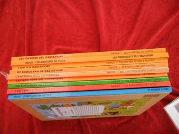 Tintin - Albums en différents patois - 9 Album - Eerste druk