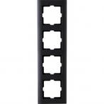 KOPP Athenis 4-voudig afdekraam mat zwart RAL 9005, Doe-het-zelf en Bouw, Elektriciteit en Kabels, Verzenden, Nieuw