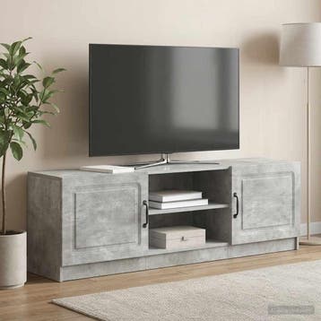 vidaXL TV Kast Betongrijs 150 x 31 x 47 cm Bewerkt hout, Verzenden