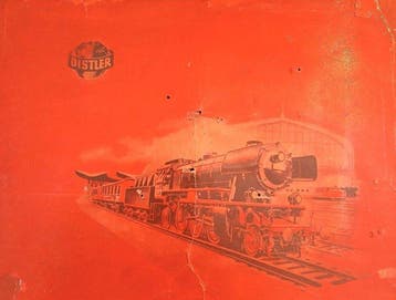 Distler - Speelgoed trein Distler stoomlocomotief set -, Antiek en Kunst, Antiek | Speelgoed