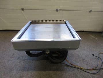 Inbouw koelplaat – B71,5 x D78,5 x H21 cm - met ingebouwde