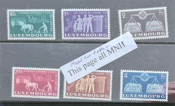België - a865) Luxemburg Congo partij ook frankeer zegels