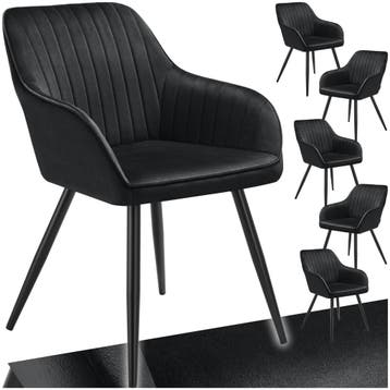 Stoel Marilyn, fluweeloptiek, gestikt, Huis en Inrichting, Stoelen, Verzenden, Nieuw