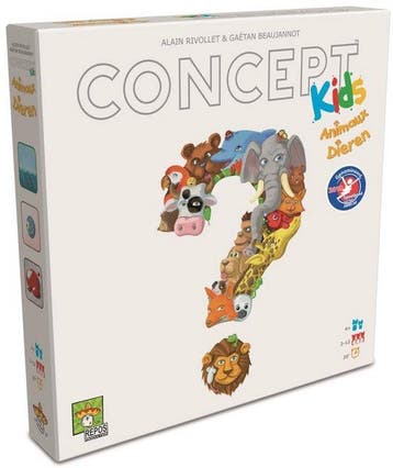 Repos Production Concept Kids Dieren - Educatief bordspel..., Kinderen en Baby's, Speelgoed | Kinderpuzzels, Verzenden, Nieuw