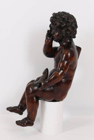 sculptuur, Vlaamse barokke putto - ‘Berouw /