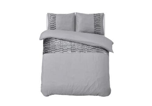 Sleeptime Fancy Kota Antraciet - 200 x 200/220, Maison & Meubles, Chambre à coucher | Linge de lit