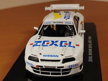 Ebbro 1:43 - Voiture de course miniature - Nissan Zexel