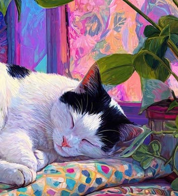 Kleury.art - [XL Canvas] The Monstera Mat” by Kleury.art