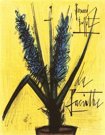 Bernard Buffet (1928-1999) - La Jacinthe, Antiquités & Art