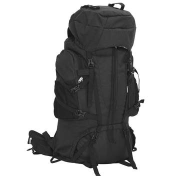 vidaXL Wandelrugzak 60 L oxford stof zwart, Bijoux, Sacs & Beauté, Verzenden
