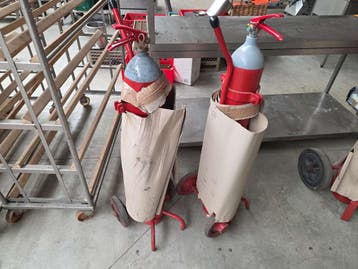 Brandblussers Sicli C02 snelblusser