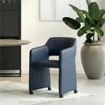 Leren eetkamerstoel Icon - Toledo Marine (blauw), Huis en Inrichting, Stoelen, Bohemian, Eigentijds, Industrieel, Klassiek, Modern, Retro, Romantisch, Scandinavisch, Vintage