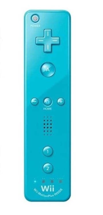 Wii Controller / Remote Motion Plus Blauw Origineel, Consoles de jeu & Jeux vidéo, Ophalen of Verzenden