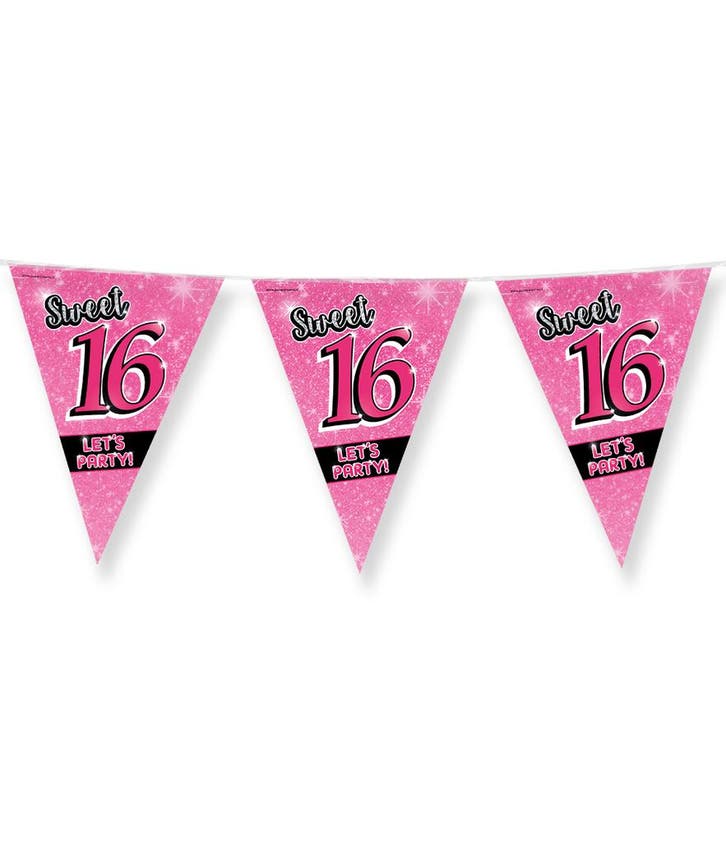 Slingers Sweet 16 10m, Hobby en Vrije tijd, Feestartikelen, Nieuw, Verzenden