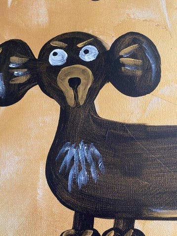 Tetiana Zaitseva - Acrylic Painting XL Balloon Dog no 309