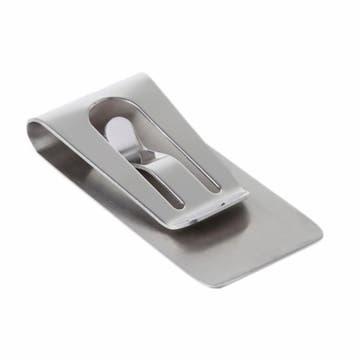 Fako Bijoux - Geldclip - Moneyclip - RVS - Veer - 55x27mm -, Handtassen en Accessoires, Verzenden, Nieuw