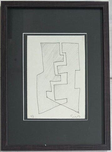 Siep Van Den Berg (1913-1998) - abstracte compsitie