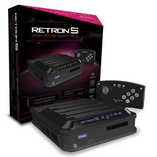 RetroN 5 Black Gaming Console (Starter Pack), Consoles de jeu & Jeux vidéo, Consoles de jeu | Nintendo Super NES, Envoi