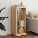 vidaXL Dressoir met LED-verlichting 41x37x100 cm sonoma, Verzenden, Nieuw