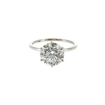 Sans prix de réserve - Bague - 14 carats Or blanc - 3.00ct., Bijoux, Sacs & Beauté, Bagues