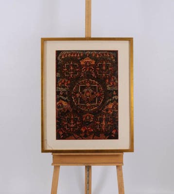 Tibetaans-boeddhistische thangka - Tibetaans (XX) - China, Antiek en Kunst