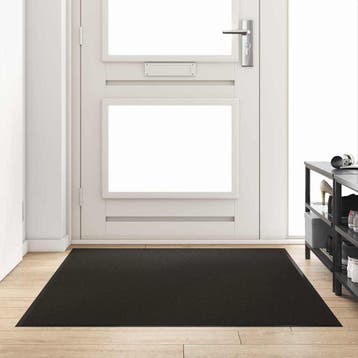 vidaXL Deurmat Zwart 120 x 180 cm 100% Polyamide, Verzenden