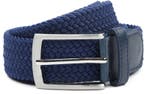 Suitable Geweven Riem Navy maat 95 Heren, Kleding | Heren, Riemen en Ceintuurs, Verzenden, Echt leder, Nieuw, Suitable